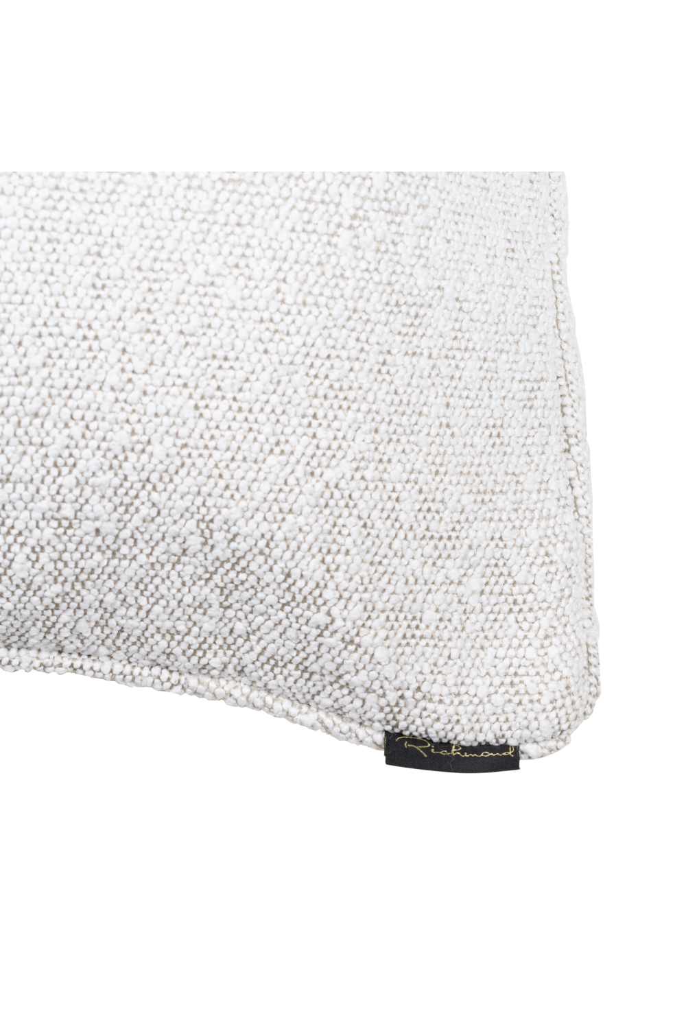 Rectangular White Bouclé Pillow | OROA Jayda | OROA.com