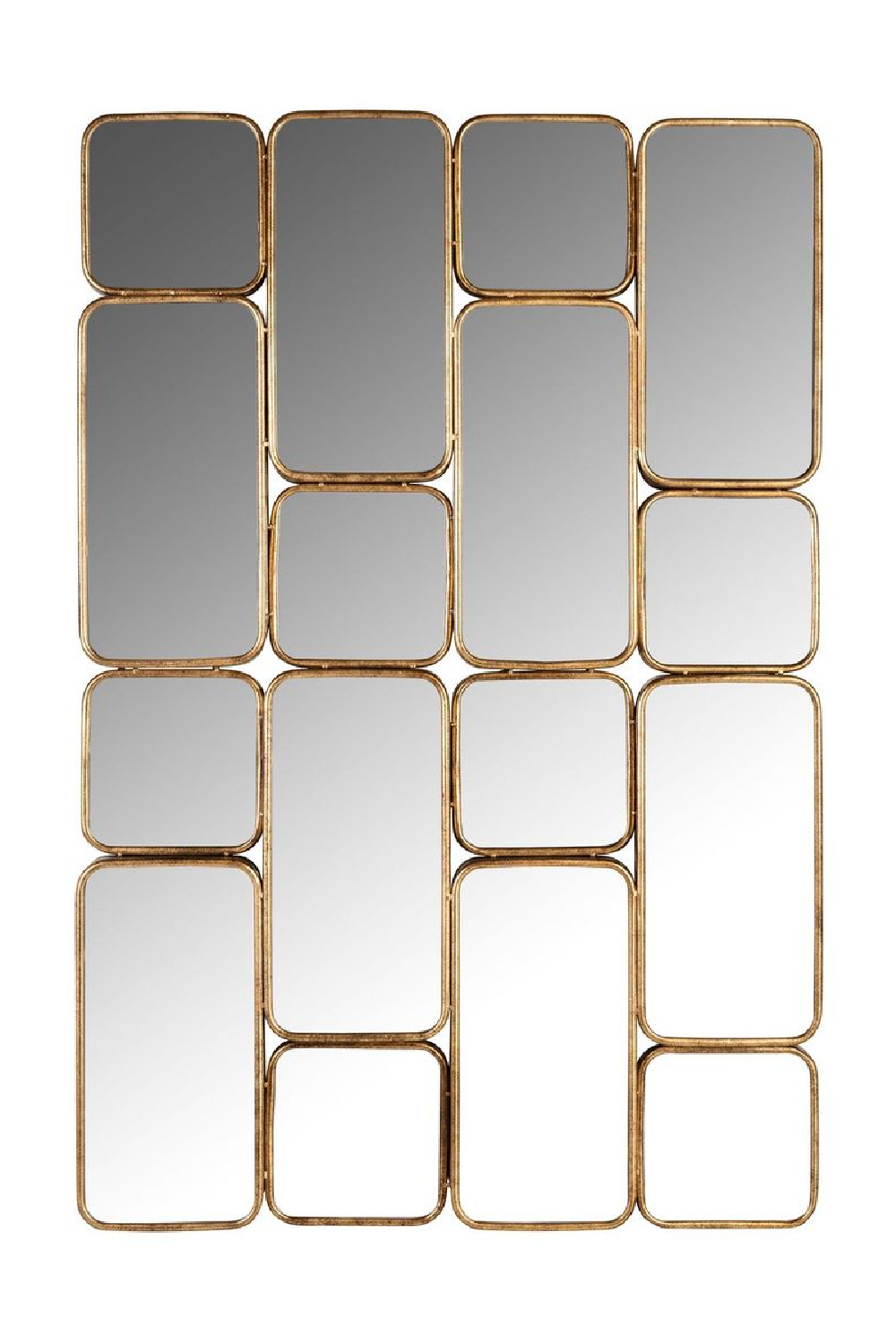 Conjoined Geometrical Mirrors | Richmond Interiors Birche | Oroa.com