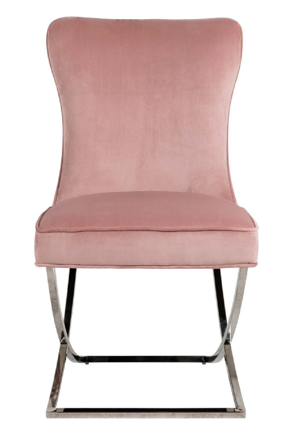 Pink Velvet Dining Chair OROA Scarlett