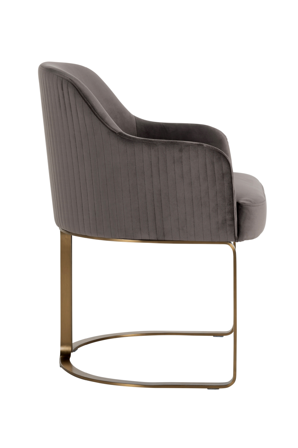 Stone Velvet Modern Armchair | Oroa.com