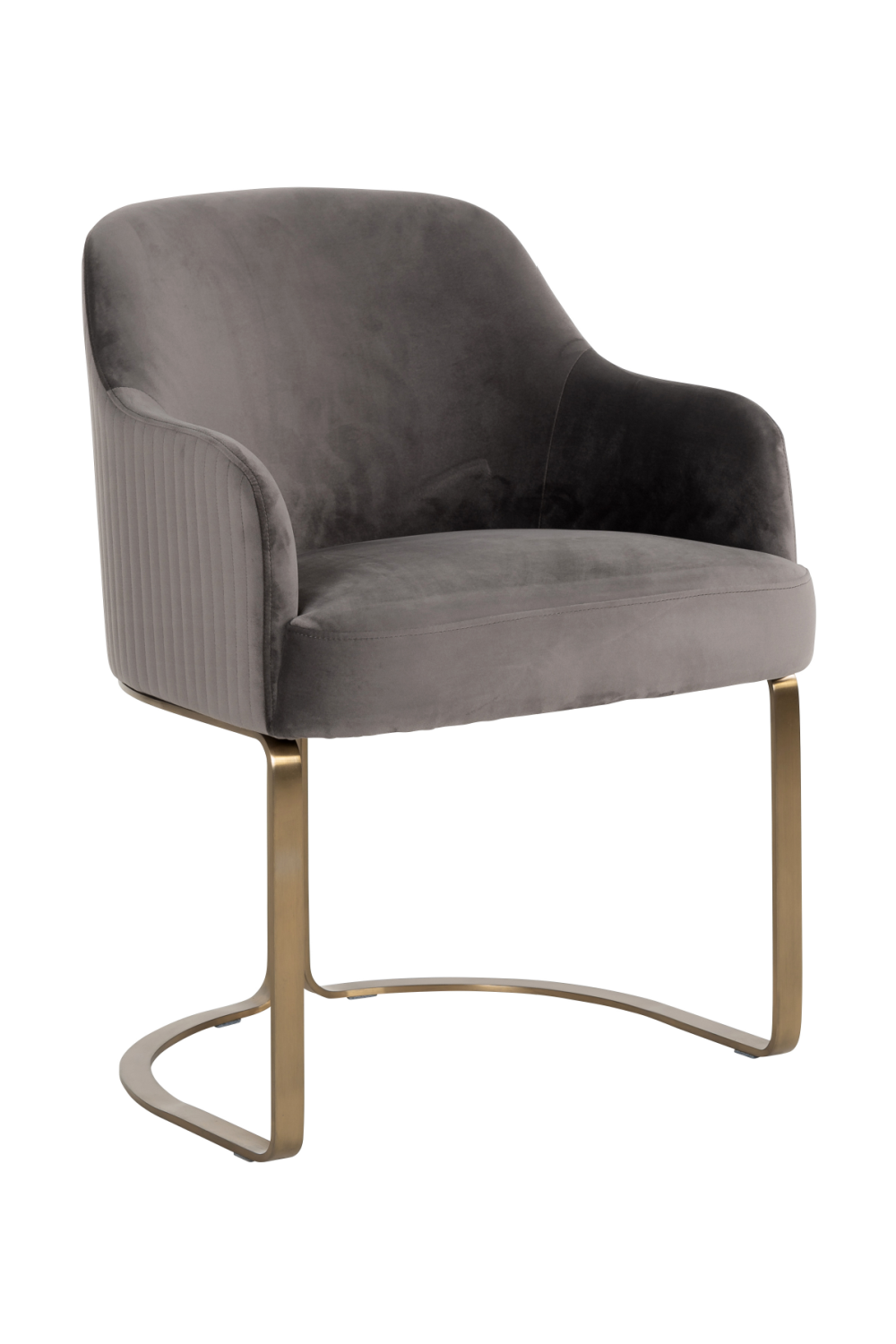 Stone Velvet Modern Armchair | Oroa.com