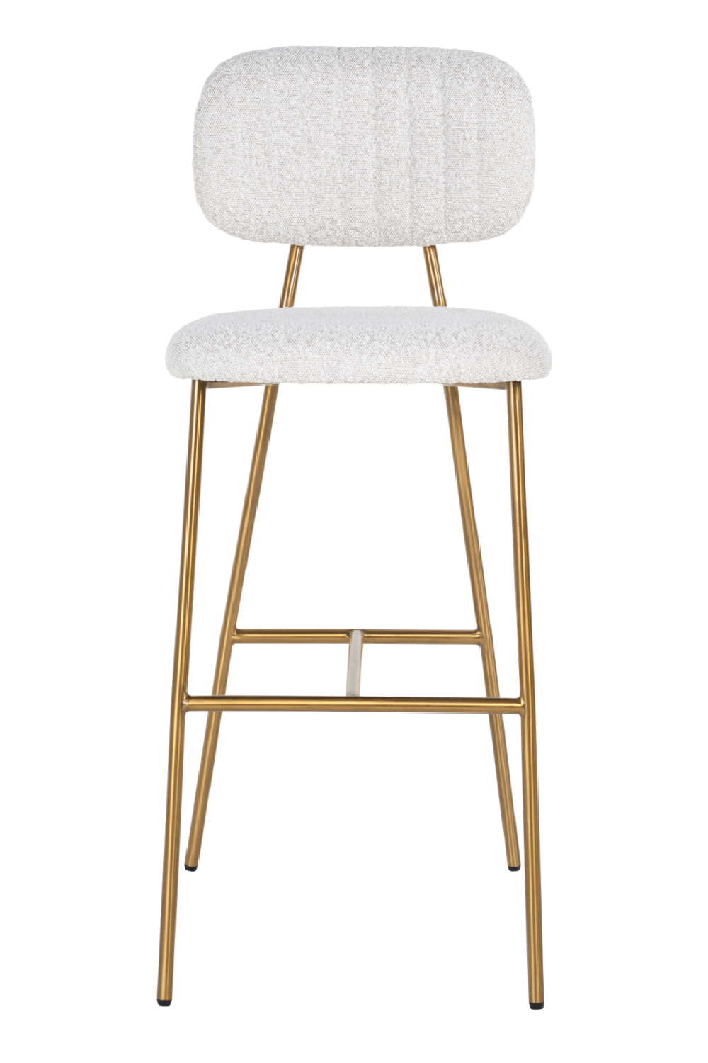 White and gold discount stools