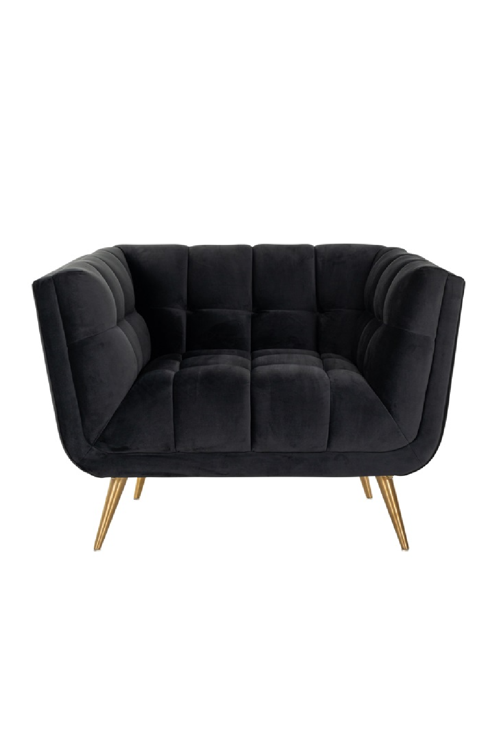 Channel-Tufted Lounge Chair | Richmond Interiors Huxley | Oroa.com
