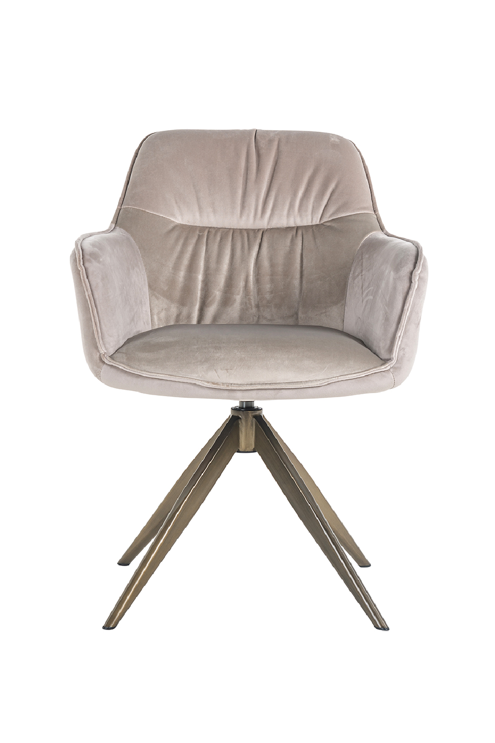 Upholstered Quadropod Swivel Chair | Richmond Interiors Aline | OROA.com