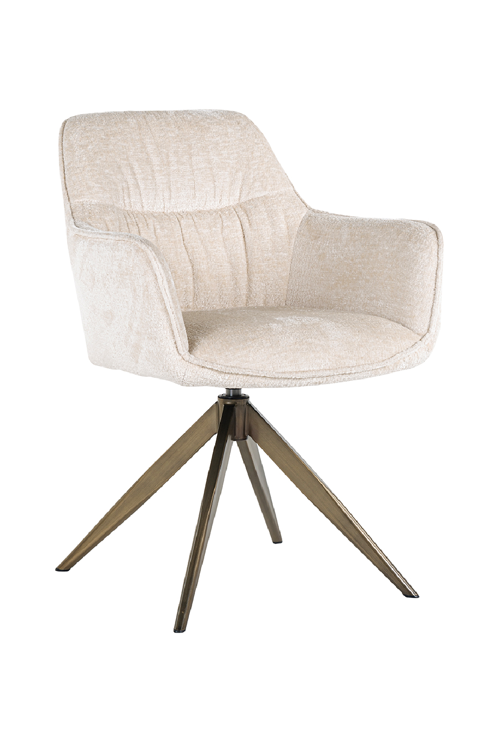 Upholstered Quadropod Swivel Chair | Richmond Interiors Aline | OROA.com