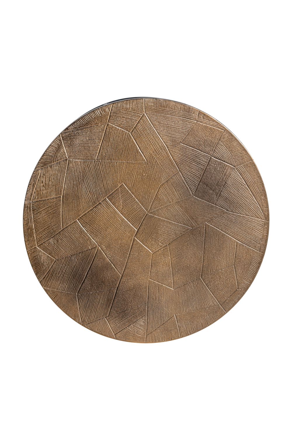 Round Gold Nested Coffee Tables (2) | Oroa.com