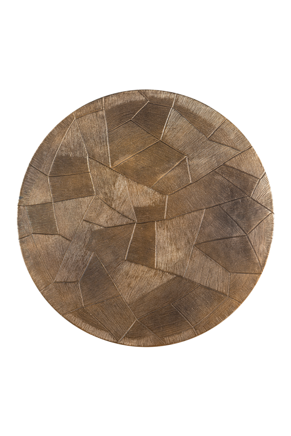 Round Gold Nested Coffee Tables (2) | Oroa.com
