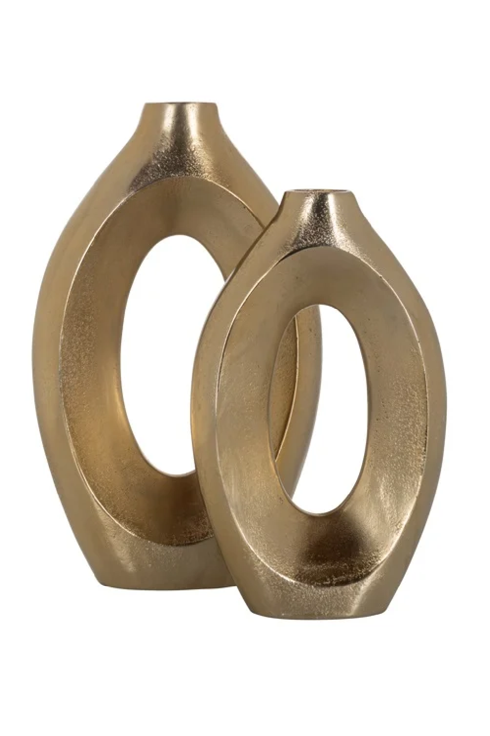 Brushed Gold Modern Vase | Richmond Interiors Alma | Oroa.com