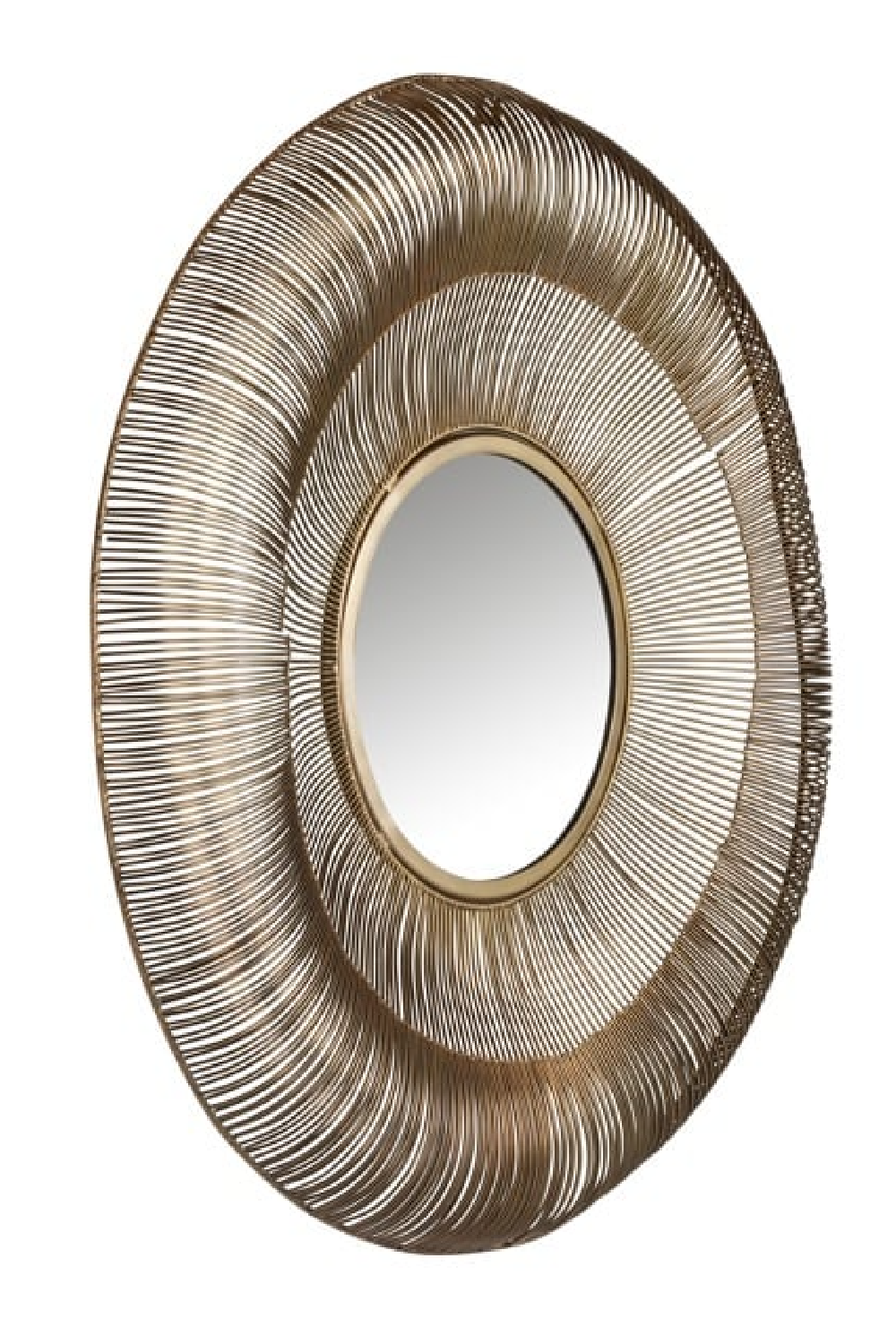 Brushed Gold Decorative Mirror | Richmond Interiors Aliza | Oroa.com