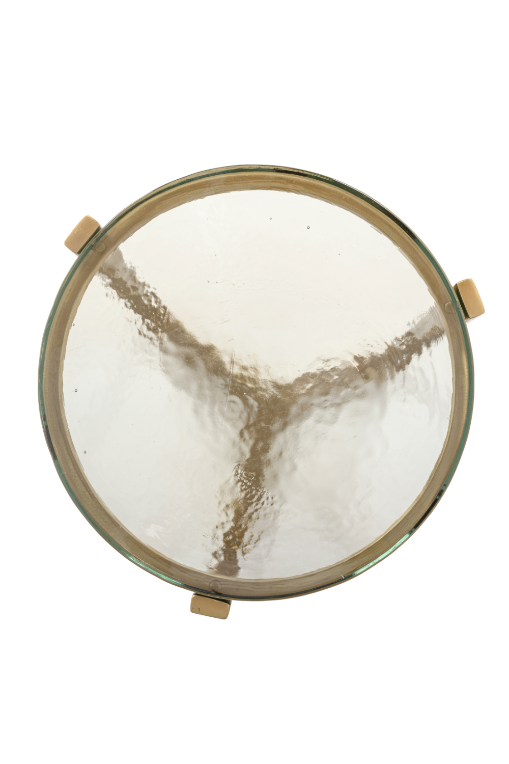 Glass Round End Table | Oroa.com
