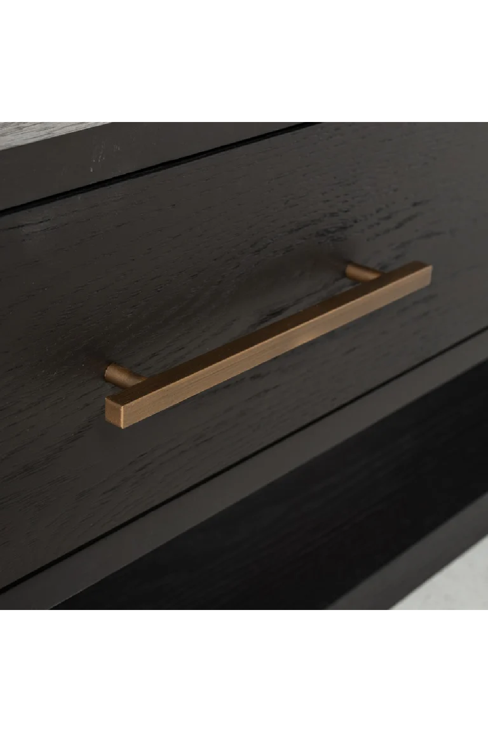 Black Oak 3-Drawer TV Unit | Richmond Interiors Cambon | Oroa.com