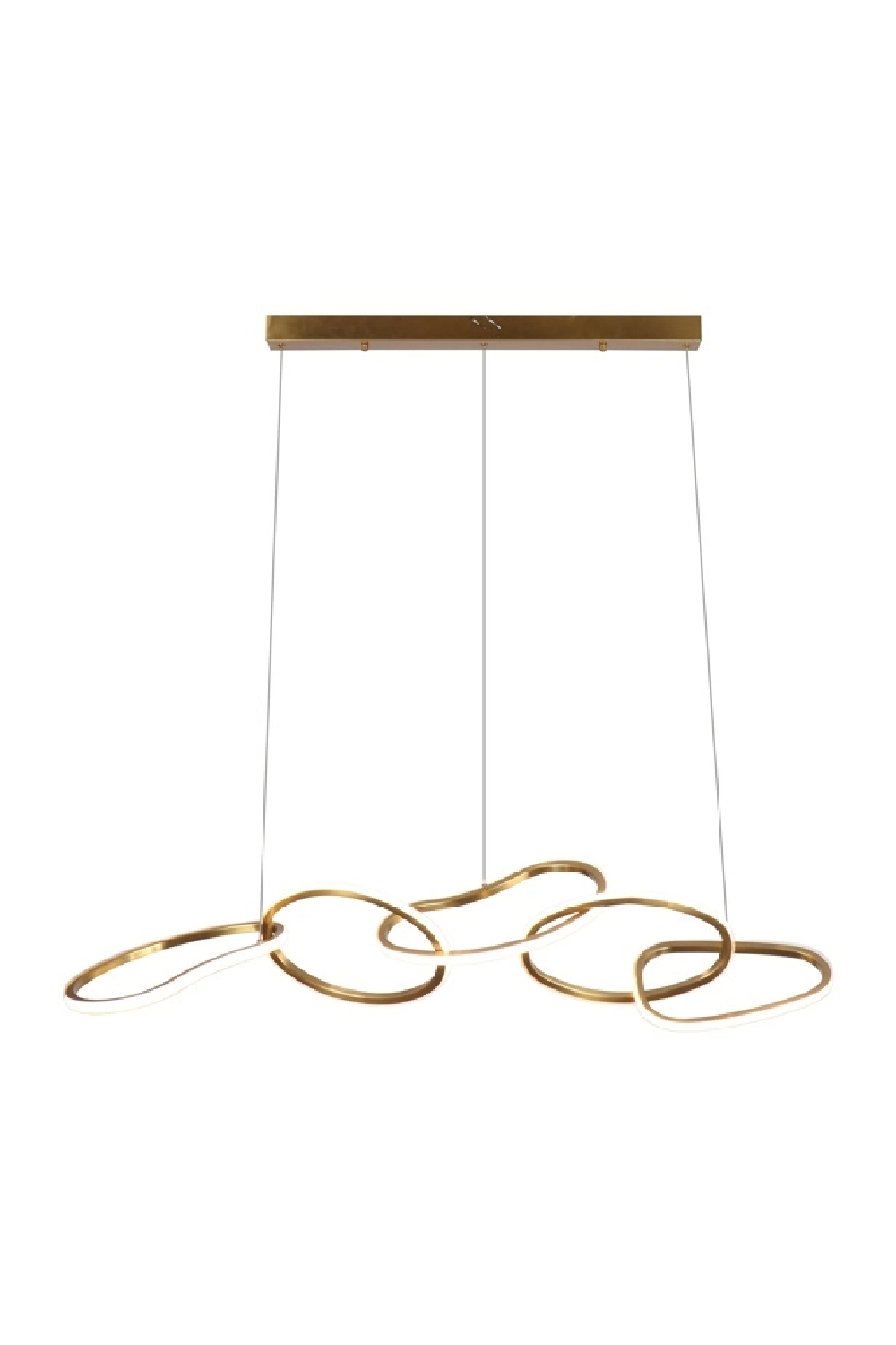 Golden Looped Hanging Lamp | Richmond Interiors Flyn | Oroa.com