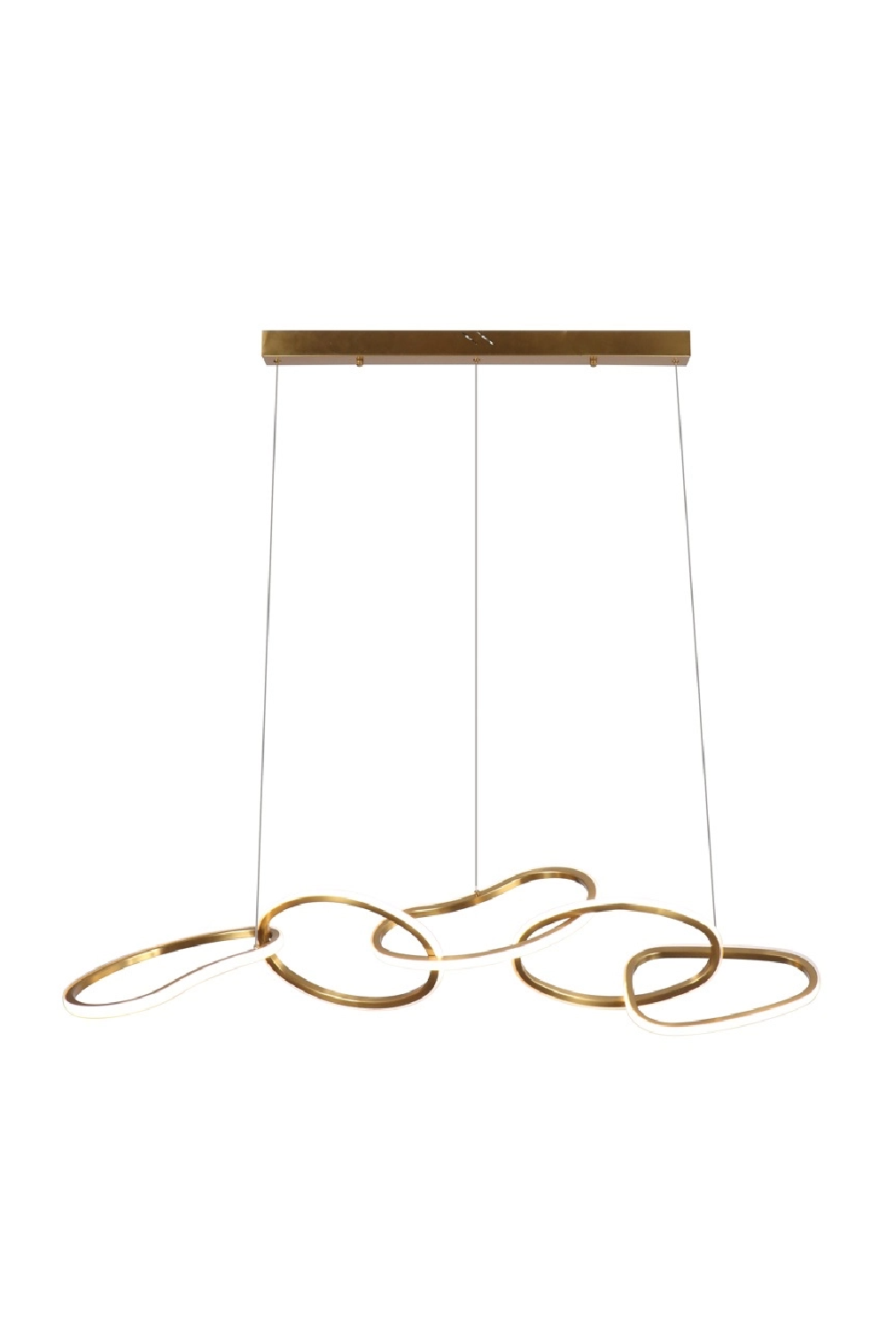 Golden Looped Hanging Lamp | Oroa.com