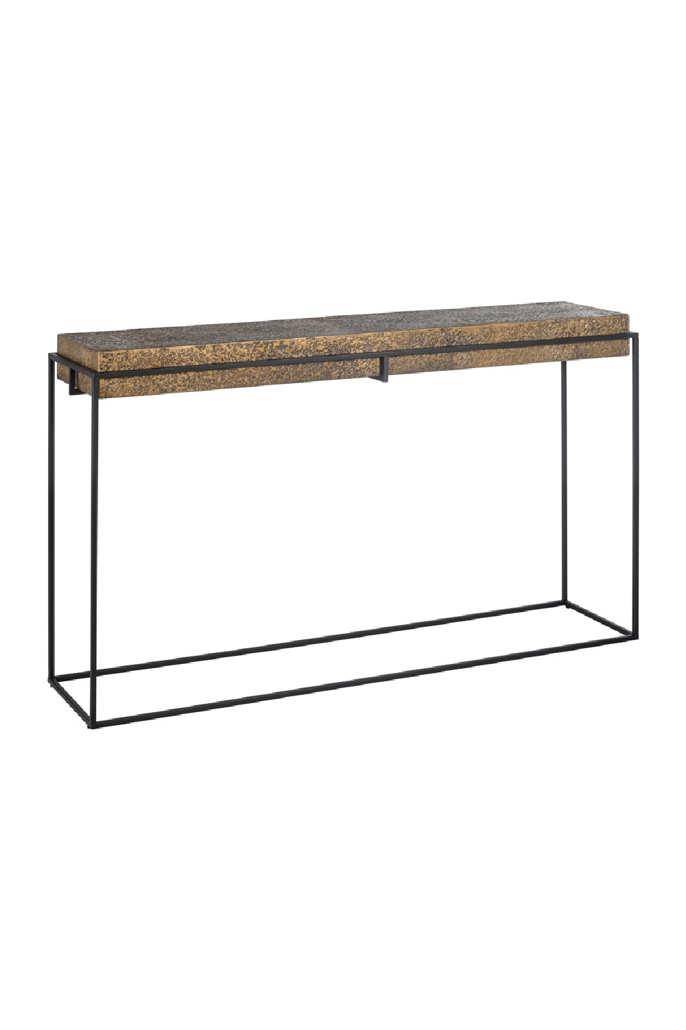 Rustic Gold Console Table | Richmond Interiors Dover | Oroa.com