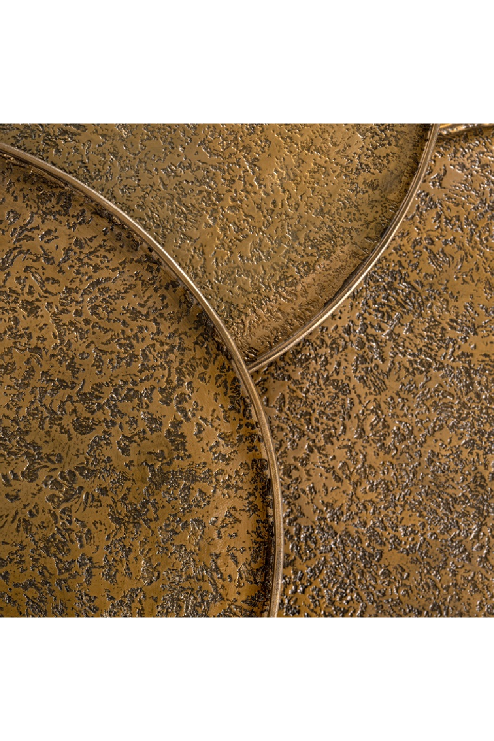 Rustic Gold Coffee Table Set (3) | Oroa.com