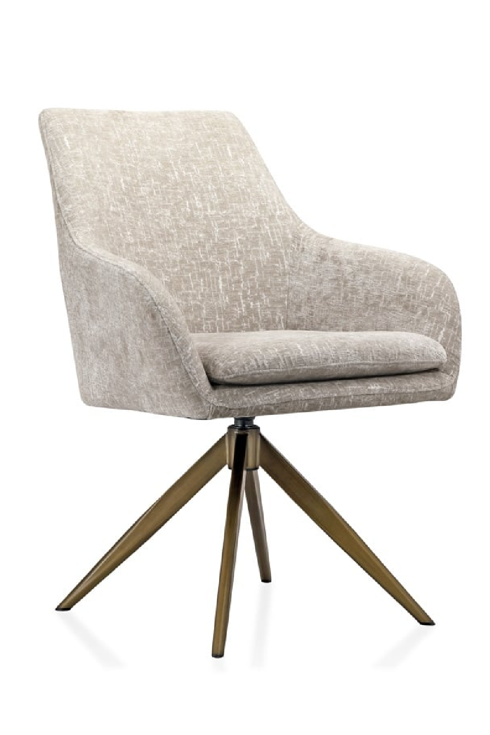 Upholstered Quadropod Swivel Chair | Richmond Interiors Lisonne | Oroa.com