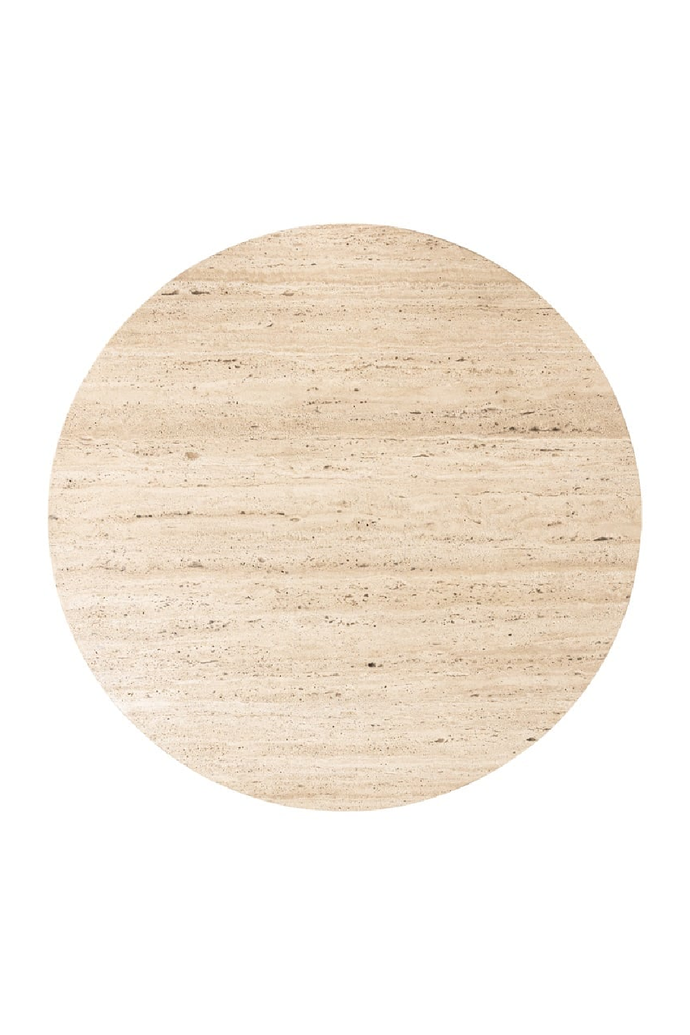 Round Travertine Coffee Table | Oroa.com