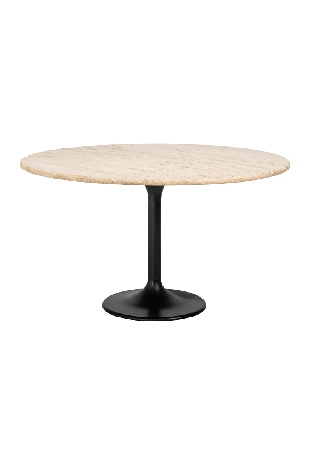 Round Travertine Dining Table | Richmond Interiors Hampton | Oroa.com