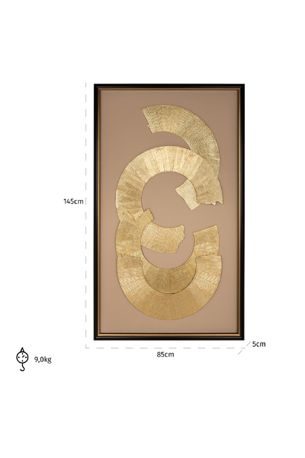 Gold Modern Wall Art | Oroa.com