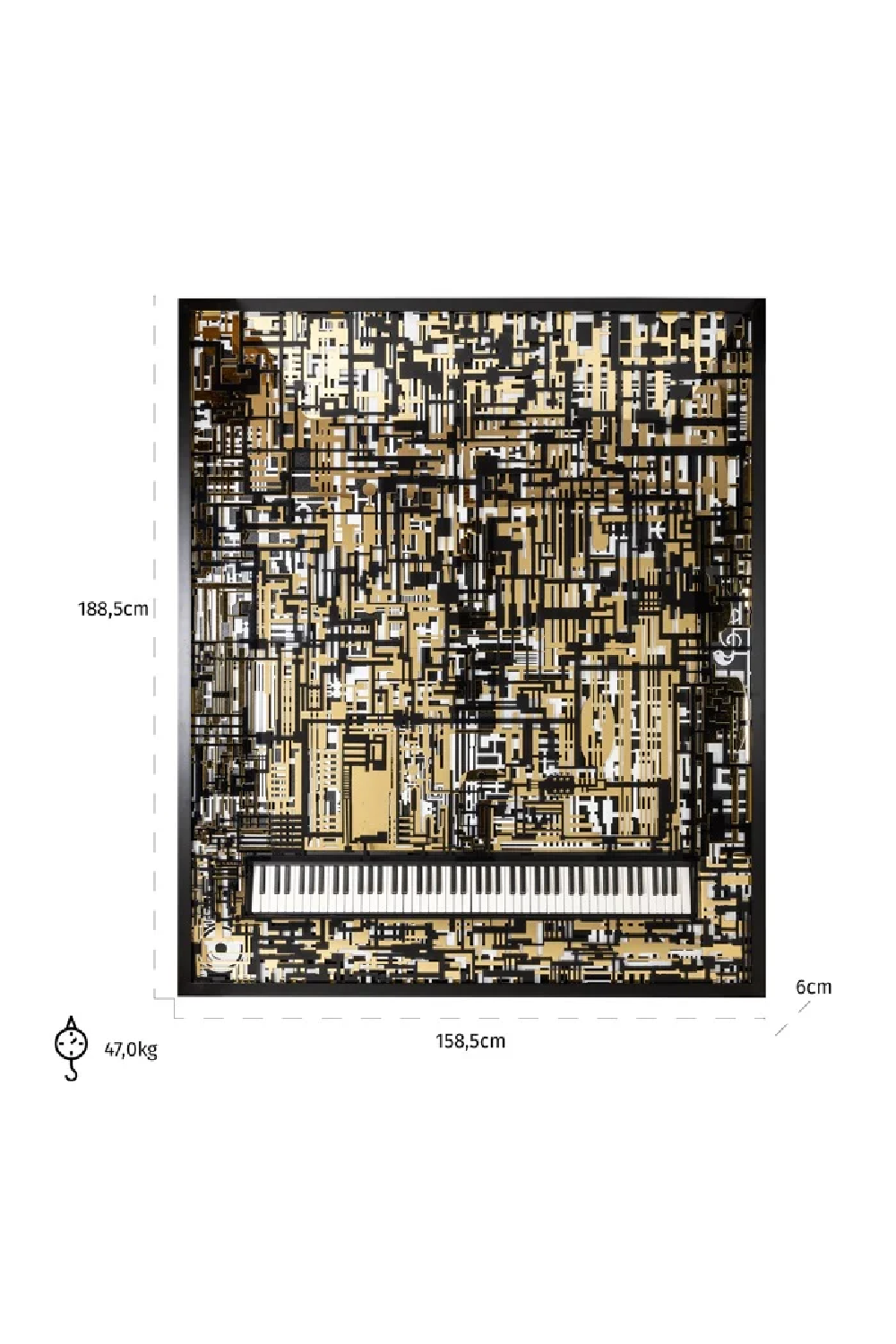 Black & Gold Wall Art | Oroa.com