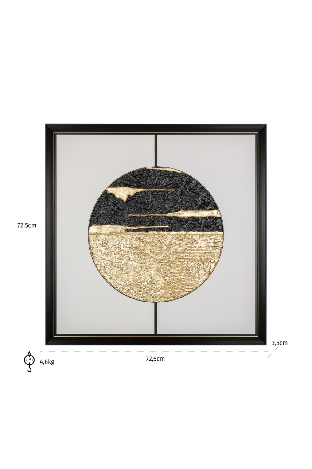 Round Modern Wall Art | Richmond Interiors Moon | Oroa.com
