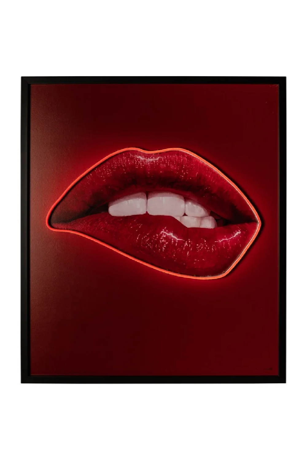 Red Contemporary Wall Art | OROA Lips | Oroa.com