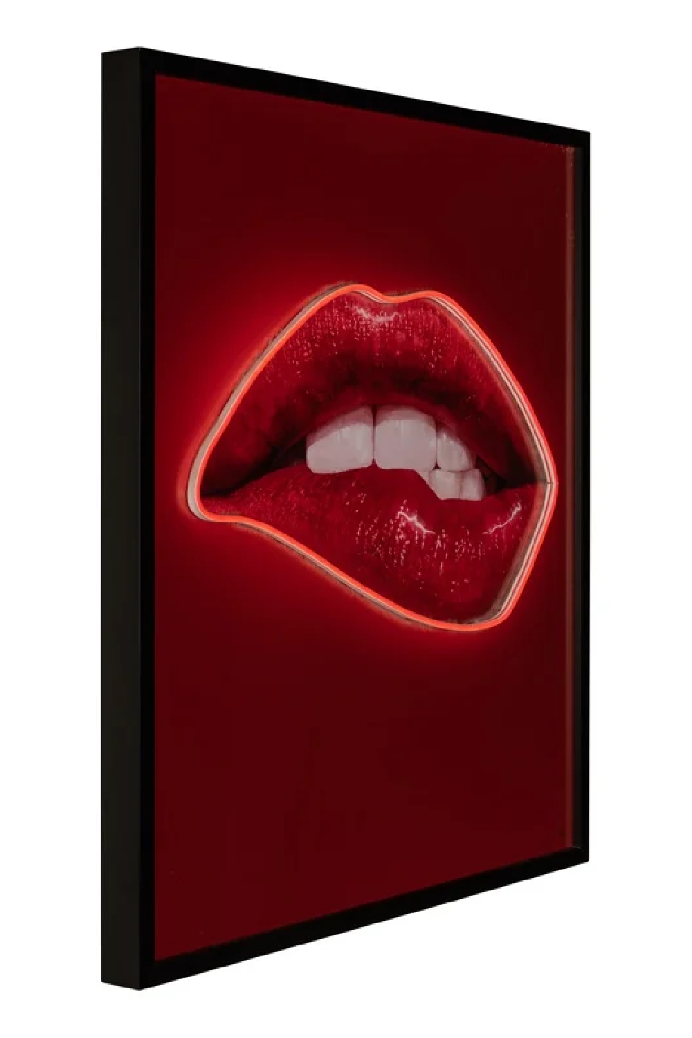 Red Contemporary Wall Art | OROA Lips | Oroa.com
