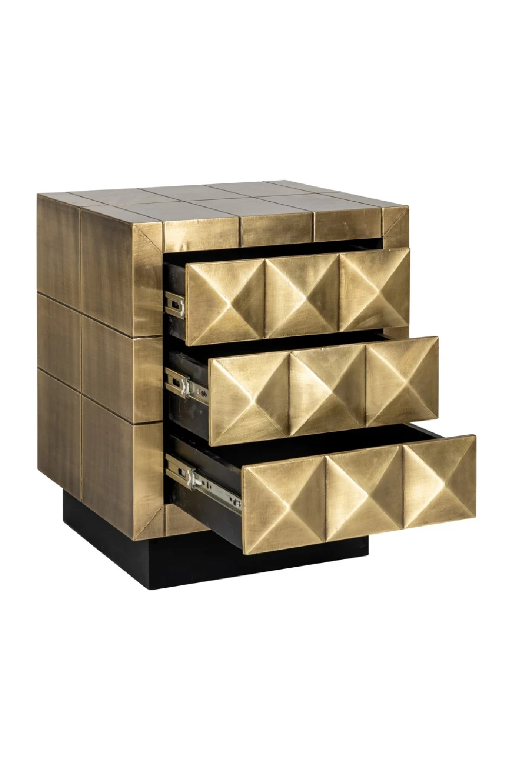 Gold Faceted Cabinet | Richmond Interiors Collada | Oroa.com