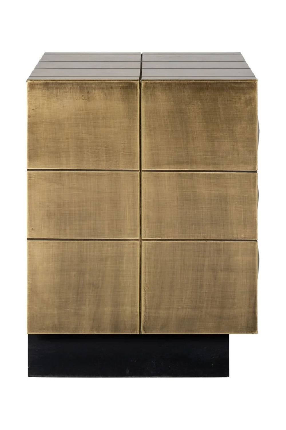 Gold Faceted Cabinet | Oroa.com
