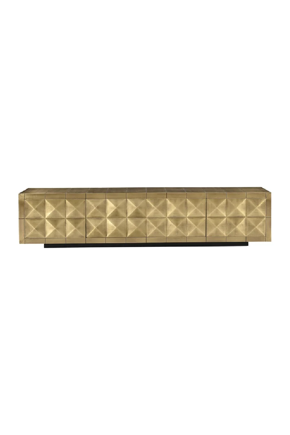 Gold Faceted TV Unit | Richmond Interiors Collada | Oroa.com