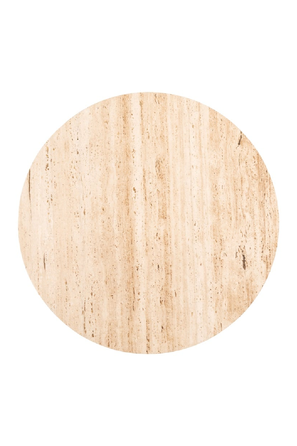 Round Travertine Nesting Coffee Tables (2) | Oroa.com