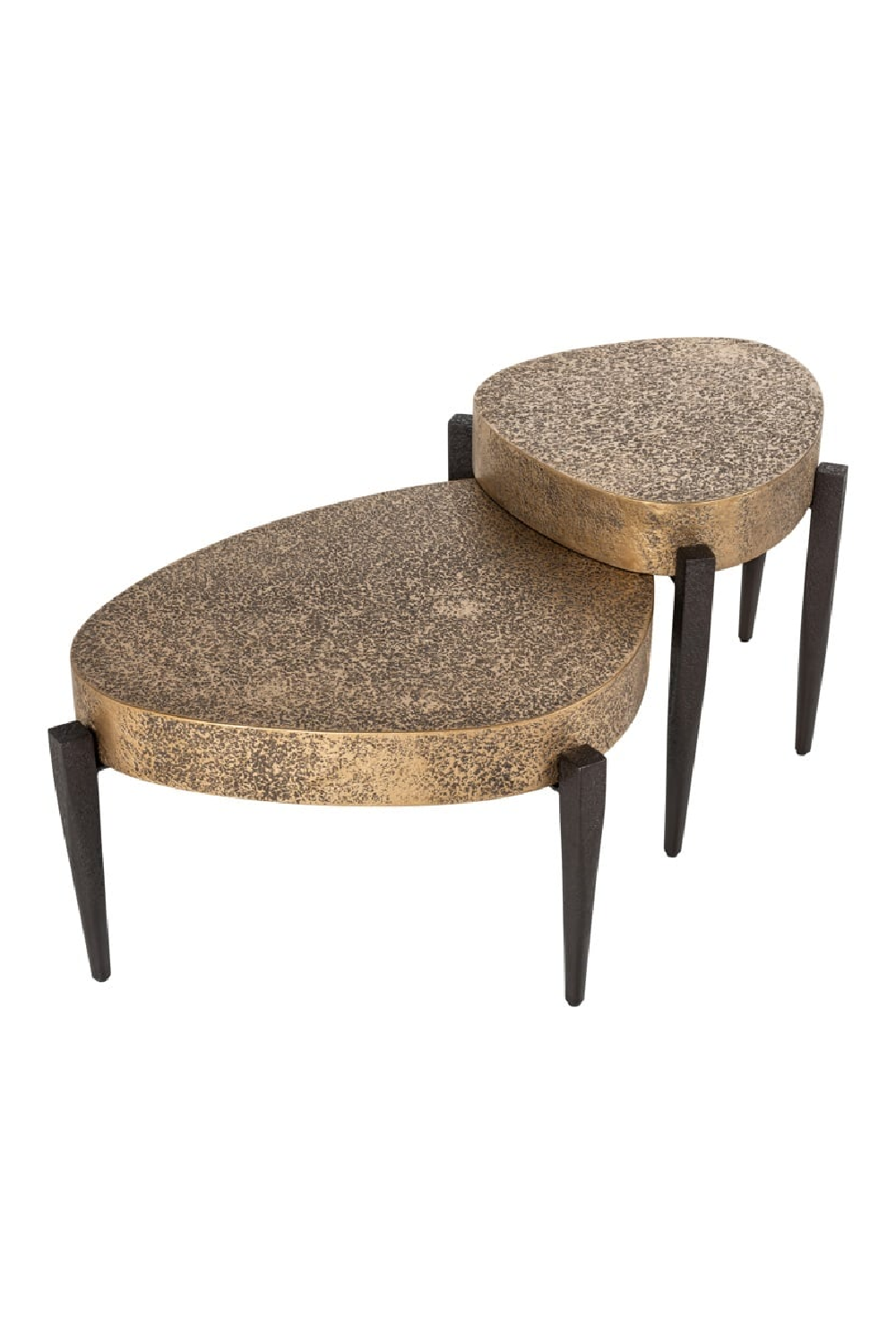 Vintage Gold Nested Coffee Table (2) | Richmond Interiors Marquee | Oroa.om