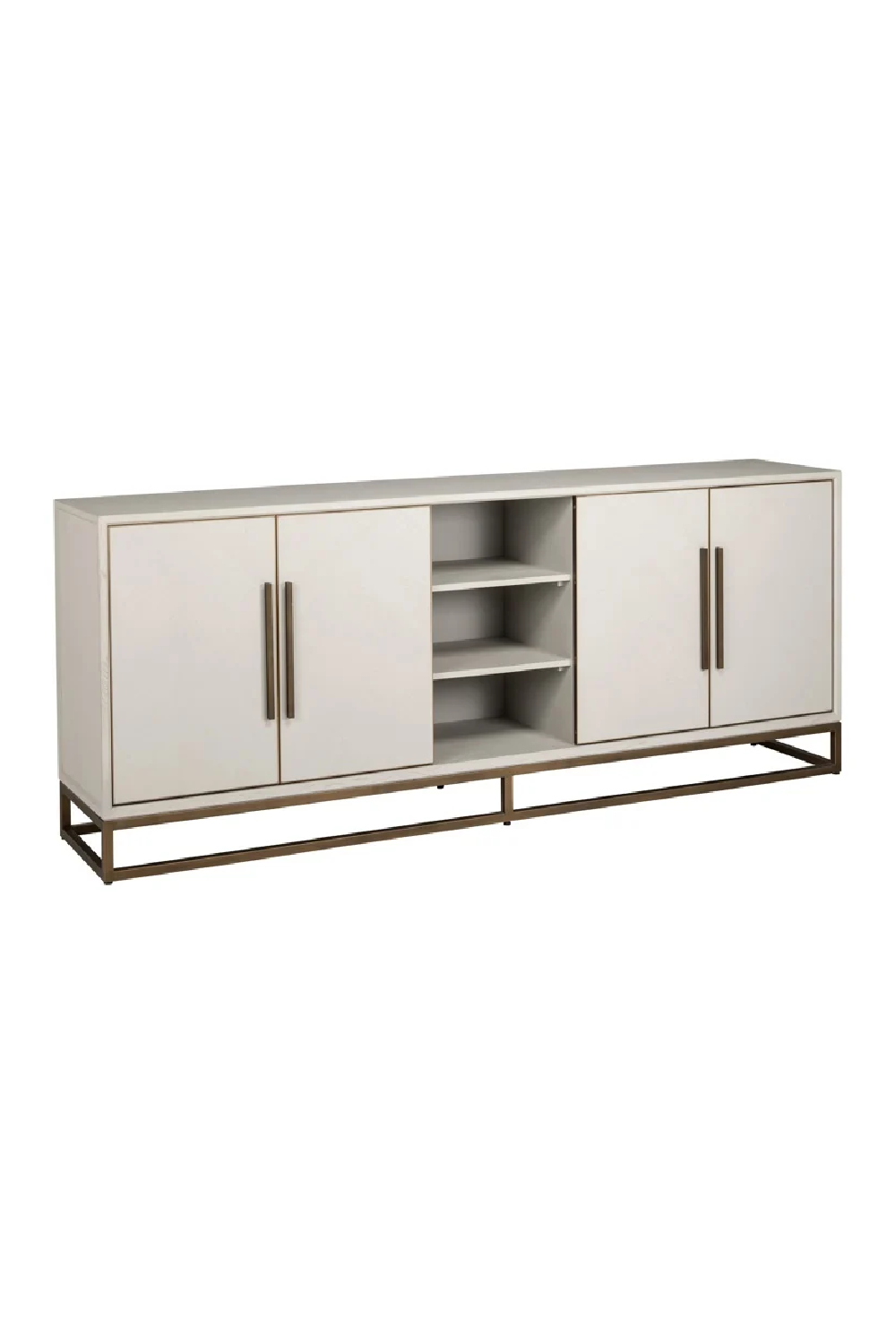 Oak 4-Door Sideboard | Richmond Interiors Whitebone | Oroa.com