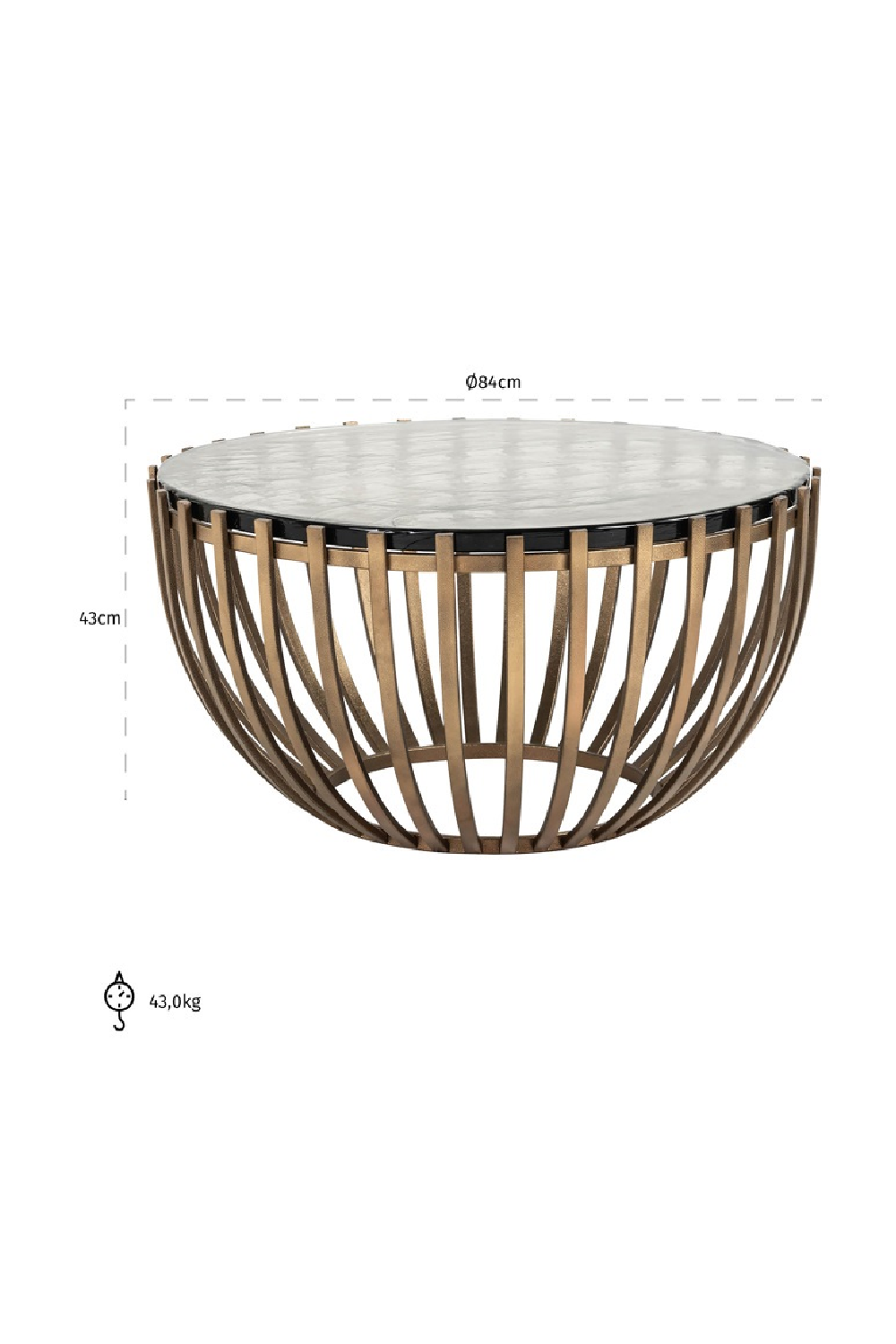 Glass Modern Coffee Table | Oroa.com