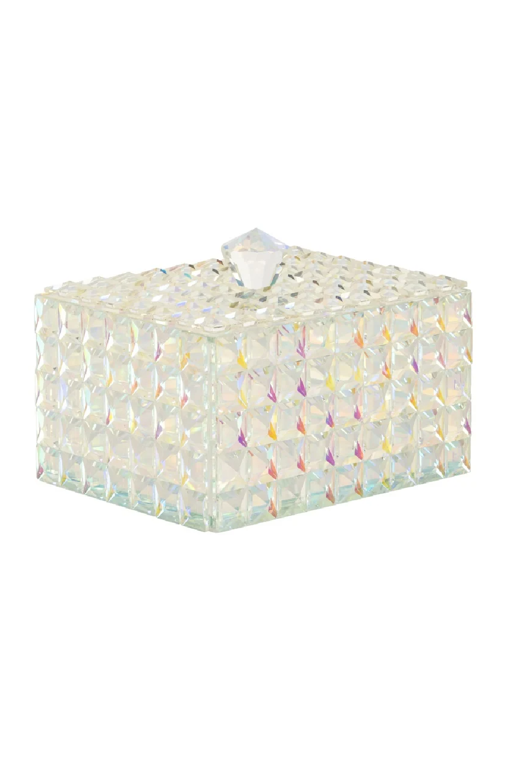 Faceted Crystal Jewelry Box | Oroa.com