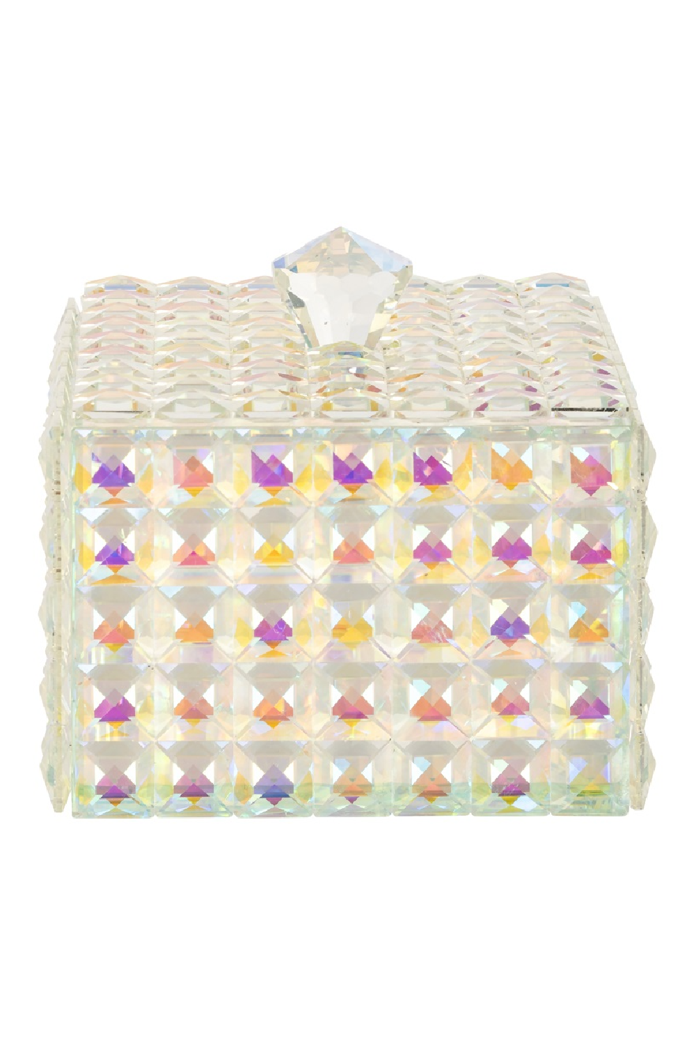 Faceted Crystal Jewelry Box | Oroa.com