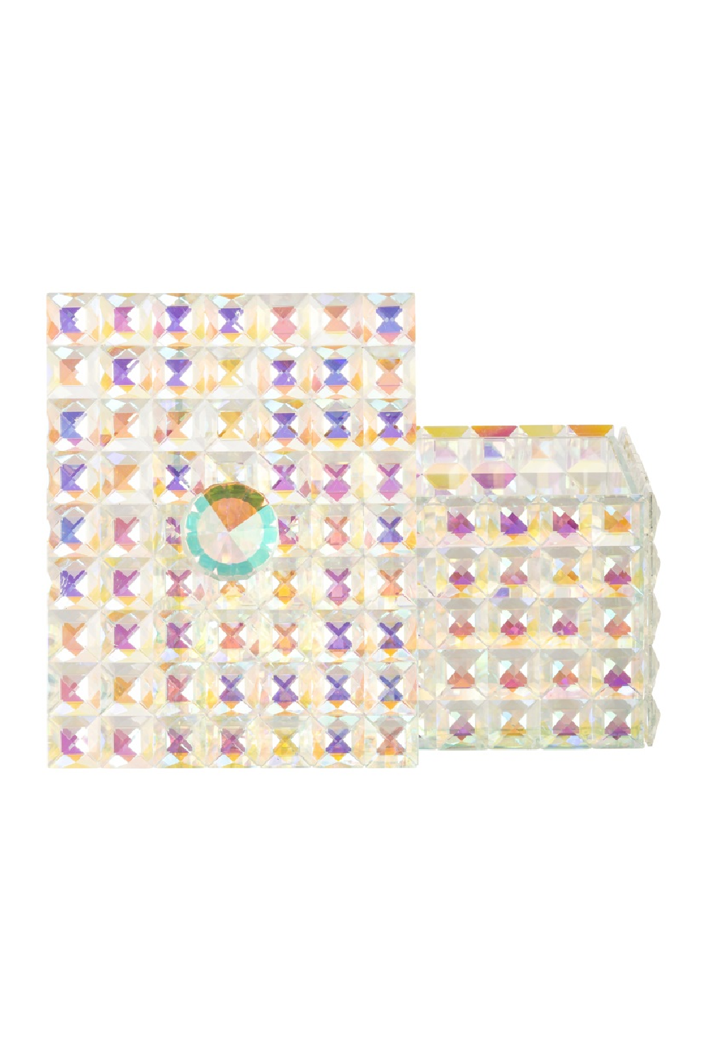 Faceted Crystal Jewelry Box | Oroa.com