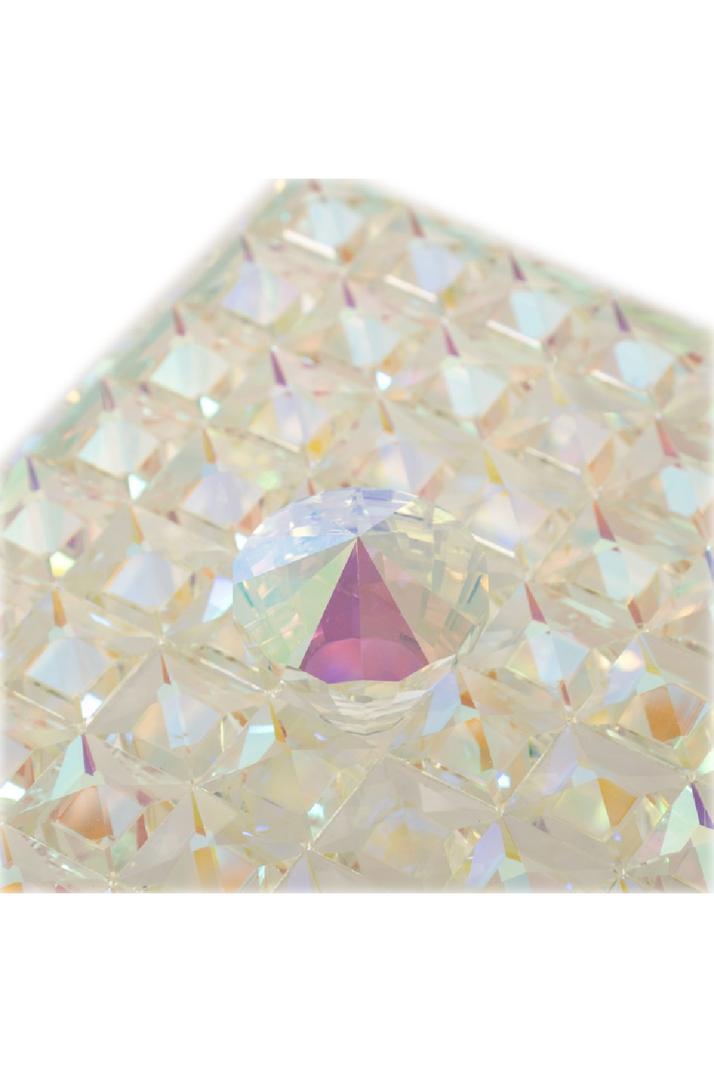 Faceted Crystal Jewelry Box | Oroa.com