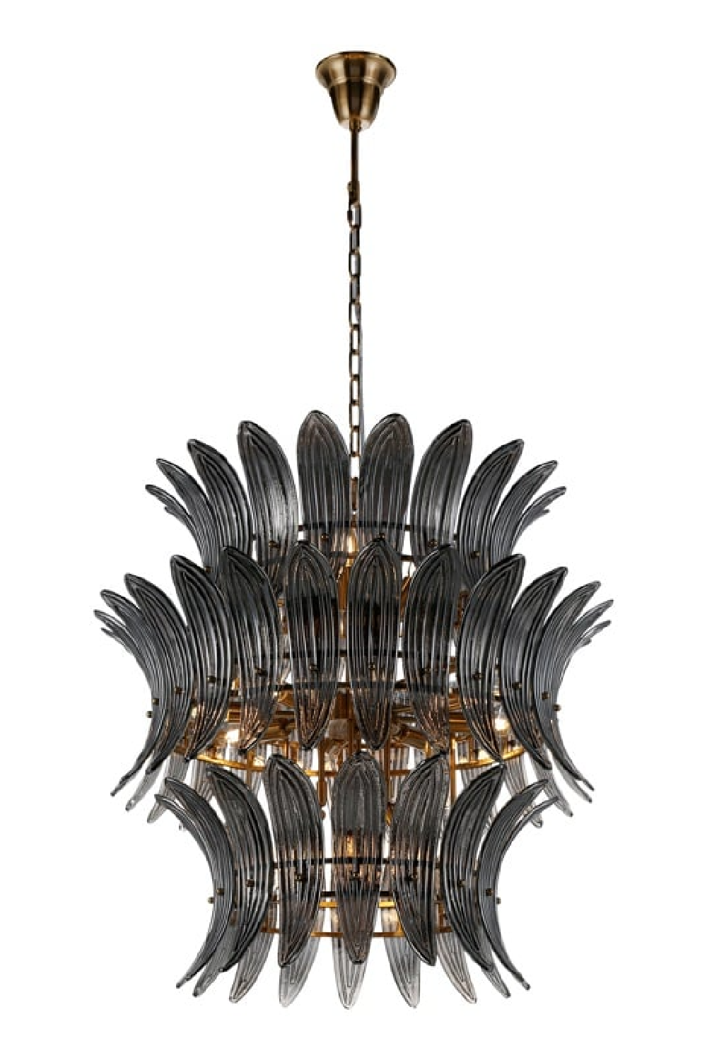 Glass Contemporary Hanging Lamp | Richmond Interiors Salina | Oroa.com