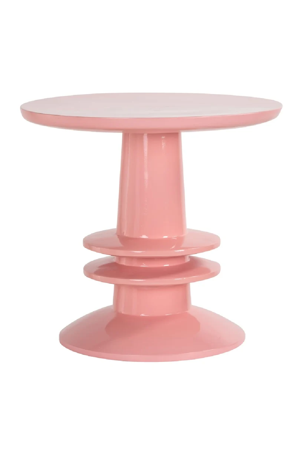 Pink Pedestal Side Table | Richmond Interiors Josy | Oroa.com