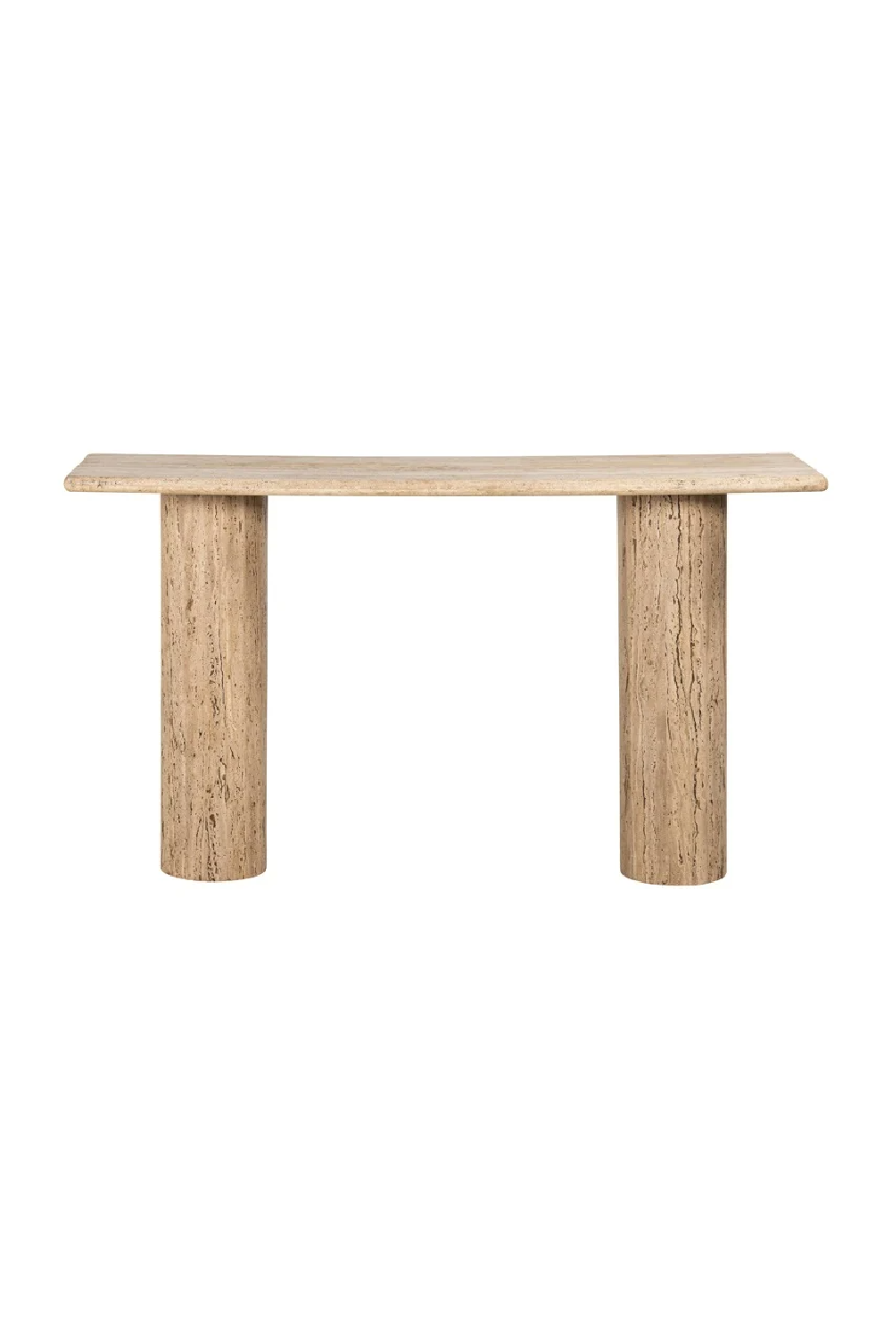 Cream Travertine Console Table | Richmond Interiors Hampton | Oroa.com