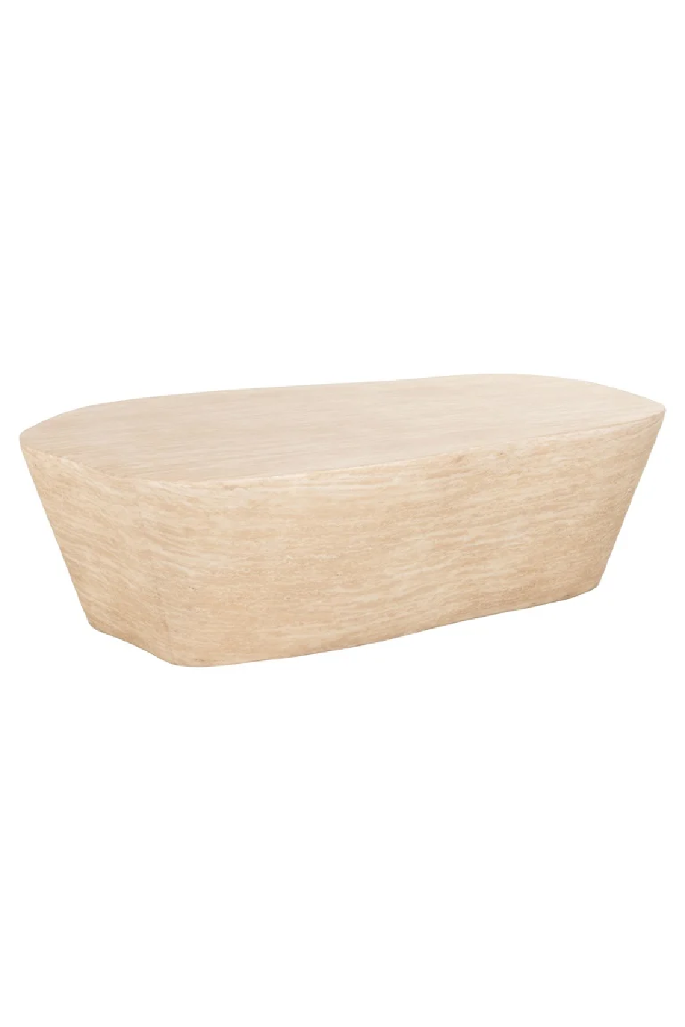 Beige Travertine Coffee Table | Oroa.com