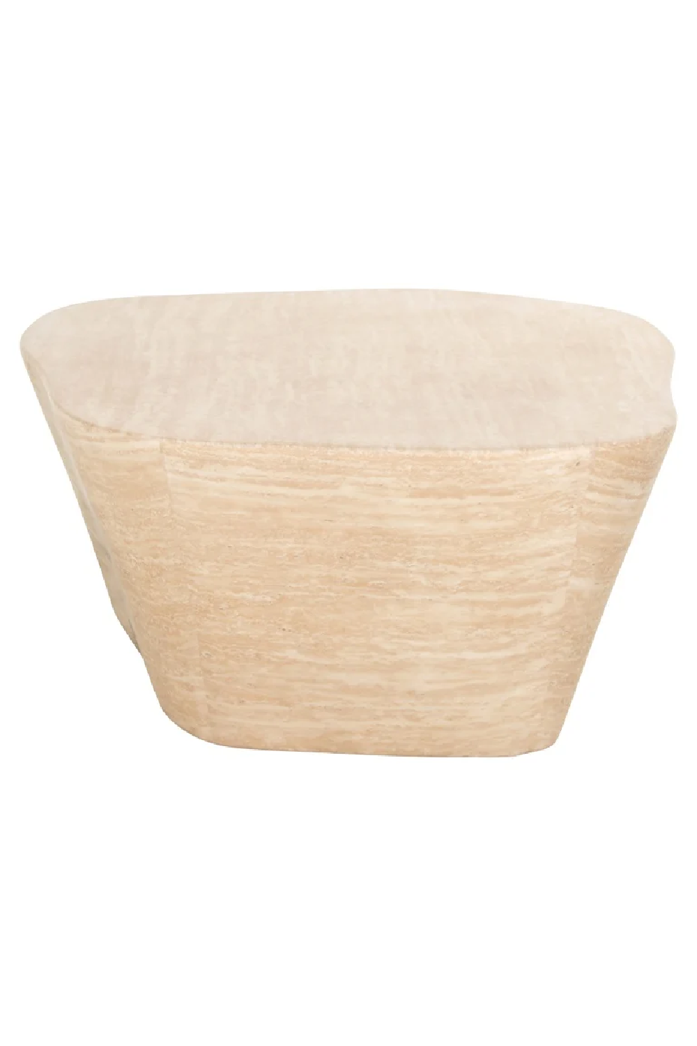 Beige Travertine Coffee Table | Oroa.com