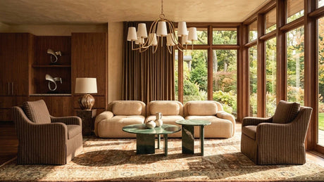 Early Fall Modern Luxe Living Room