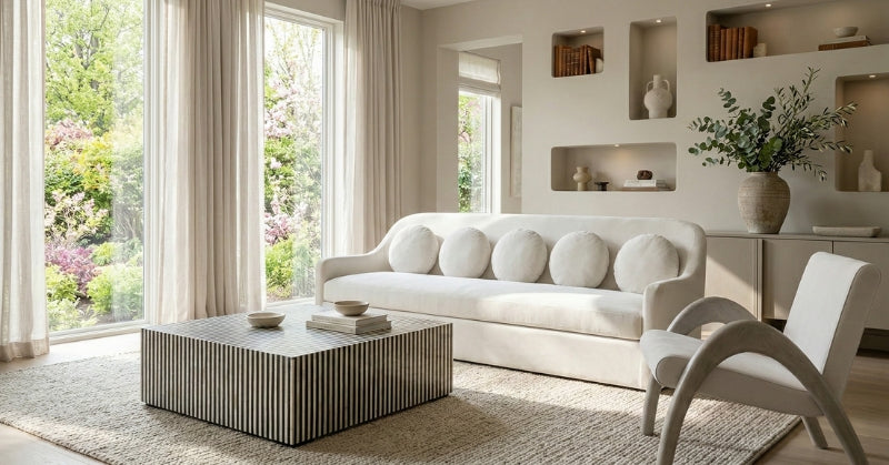   Curved Sofas for Modern Living Rooms | Oroa.com