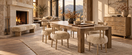 Lodge Style Interiors: Warm Wood, Soft Texture and Modern Comfort
