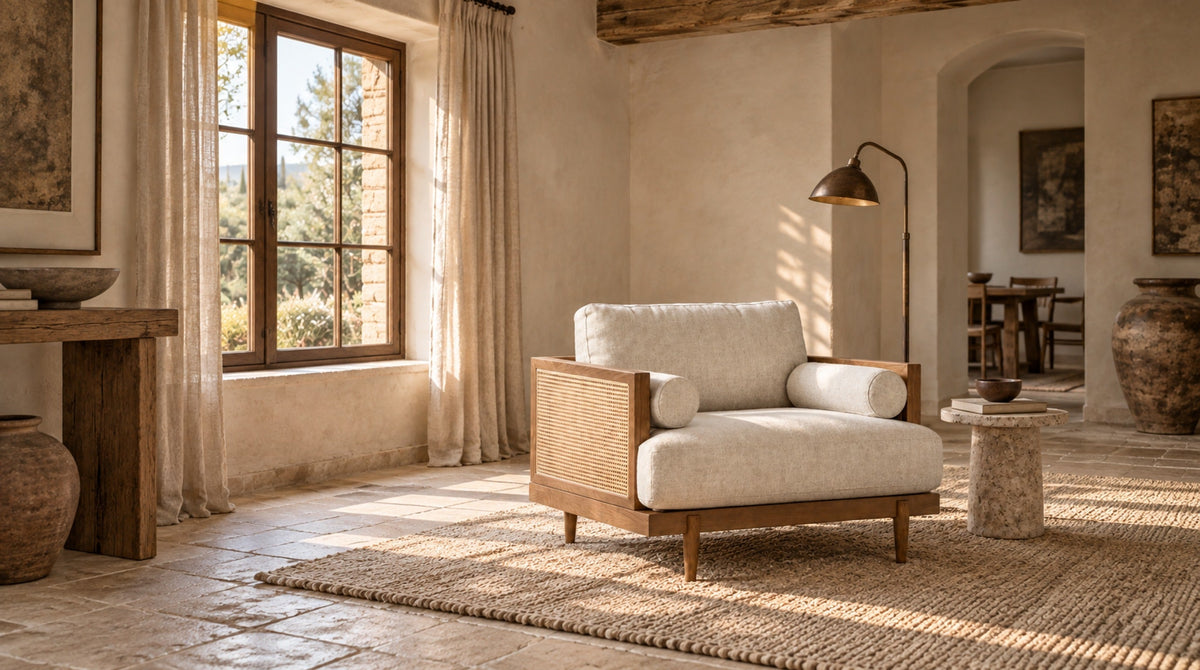 rattan cane accent chair - oroa.com
