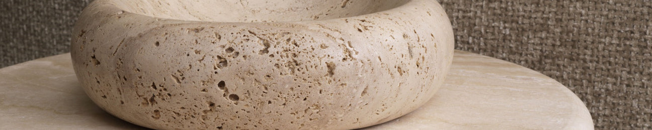 travertine decor, furniture and lighting. www.oroa.com