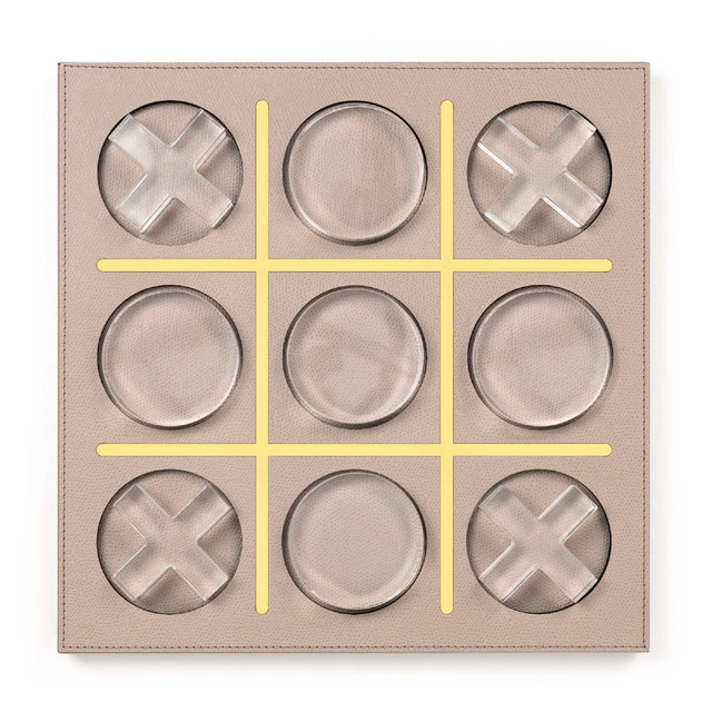 Calf Leather Board Game | Pinetti Boston Tris | OROA.com