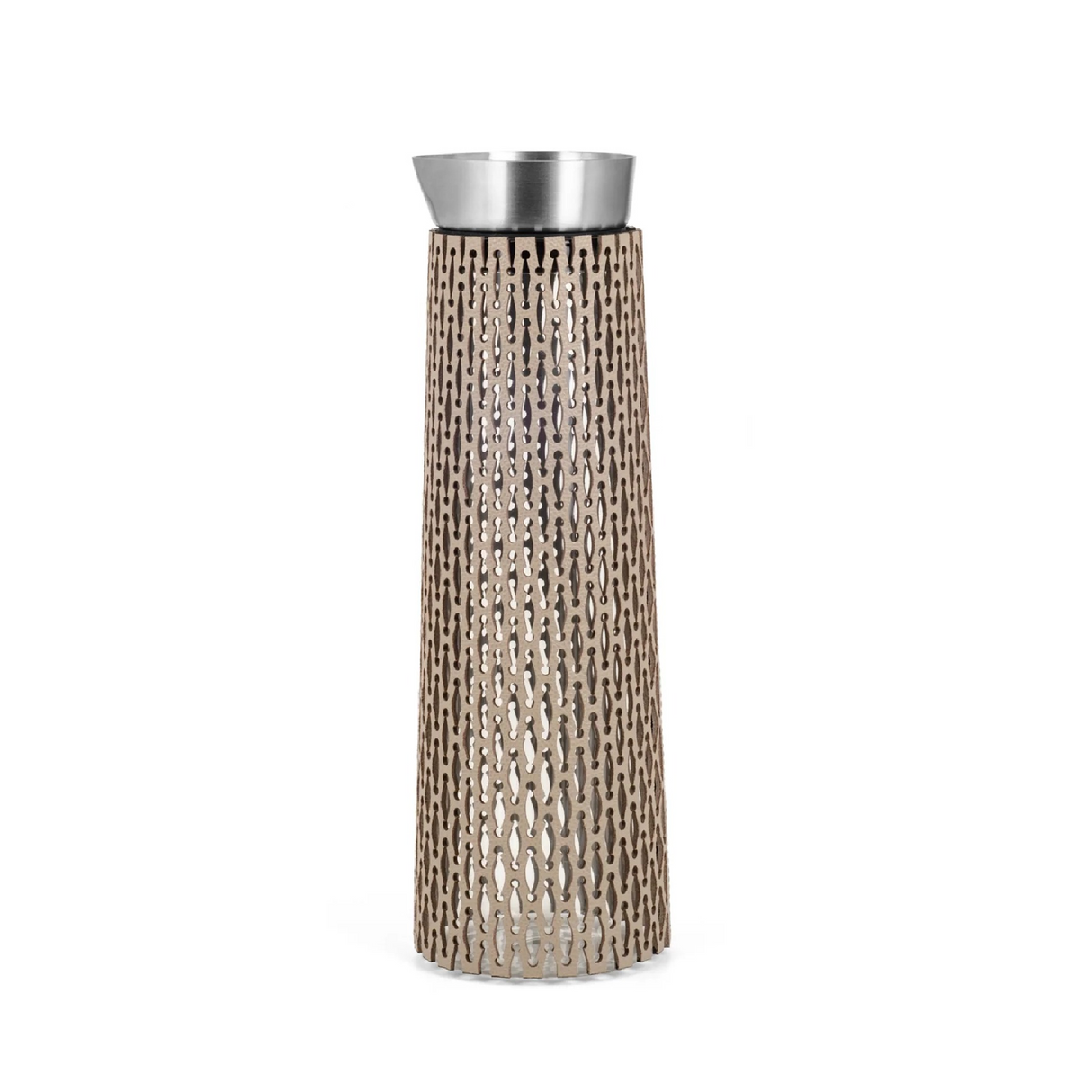 Leather-Wrapped Glass Carafe | Pinetti Sophie | OROA.com